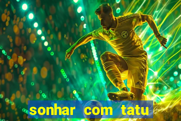 sonhar com tatu jogo do bicho